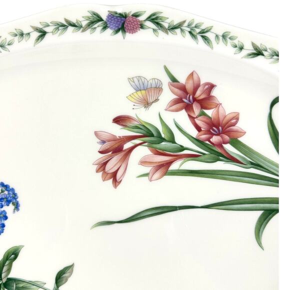 Noritake Conservatory Gala Cuisine 7915 Japan Large Oval Serving Platter-Nice! - Picture 5 of 9